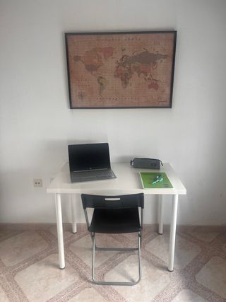 Mesa de estudio/trabajo blanca Ikea