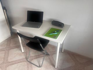 Mesa de estudio/trabajo blanca Ikea