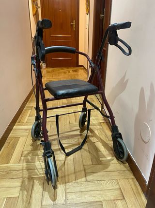 ANDADOR CON SILLA PLEGABLE