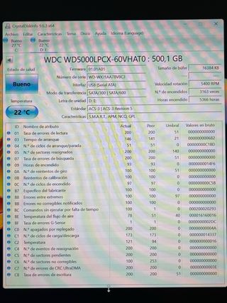 Disco Duro WD 500GB