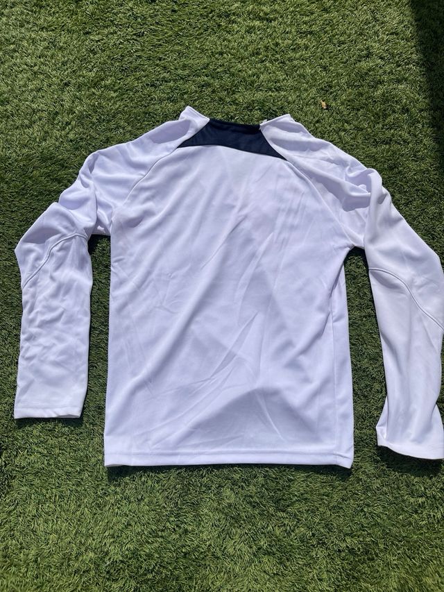 Sudadera PSG Nike Blanca y Dorada