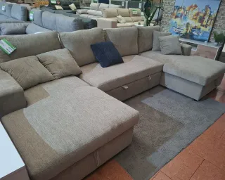 Sofá Cama Chaise Longue Doble en forma de u