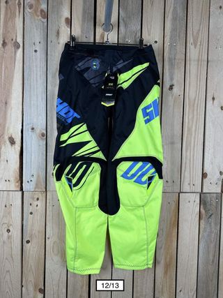 PANTALON T-12/13 AÑOS SHOT KID VENTURY CYAN NEON 