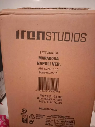 Statua Diego Armando Maradona 17,5 cm Iron Studios