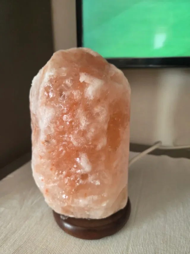 Lampada Sale Himalaya Rosa Pietra Naturale