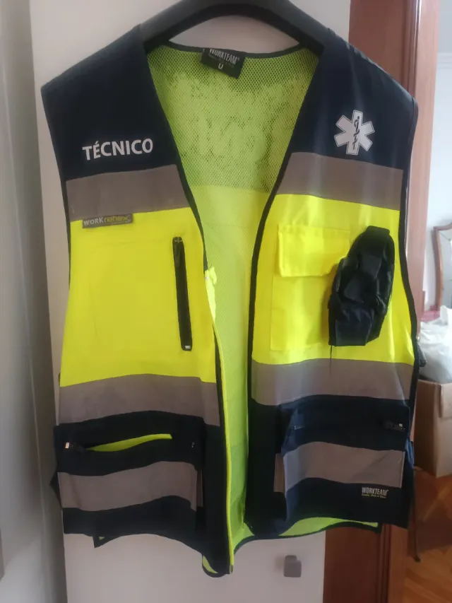 Chaleco WORK TEAM Técnico Emergencias San.