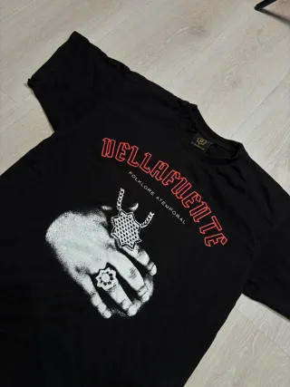 Camiseta Dellafuente Folklore Atemporal Negra