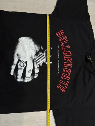 Camiseta Dellafuente Folklore Atemporal Negra