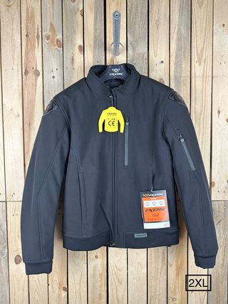 CHAQUETA T-2XL IXON SOHO NEGRO KAKI 