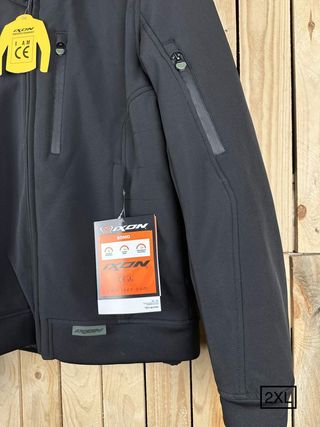CHAQUETA T-2XL IXON SOHO NEGRO KAKI 