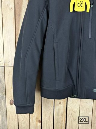 CHAQUETA T-2XL IXON SOHO NEGRO KAKI 