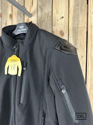 CHAQUETA T-2XL IXON SOHO NEGRO KAKI 
