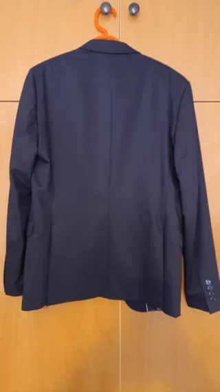 Chaqueta Americana Zara Azul Marino