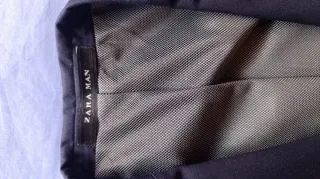 Chaqueta Americana Zara Azul Marino