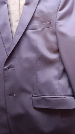 Chaqueta Americana Zara Azul Marino