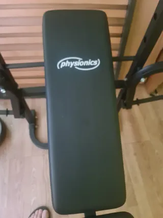 Banco de pesas para gimnasio en casa