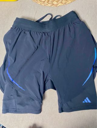 Pantalón corto #running #Adidas negro 