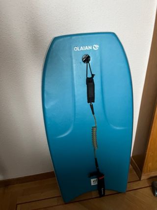 Tabla Bodyboard OLAIAN Azul 42’ con Leash