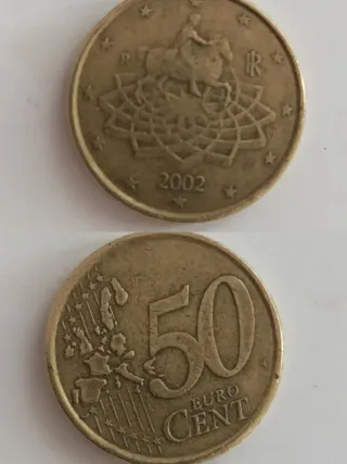 50 centesimi Italia 2002