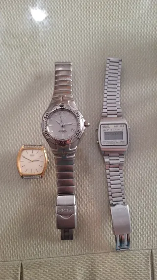 Lote 3 Relojes Seiko