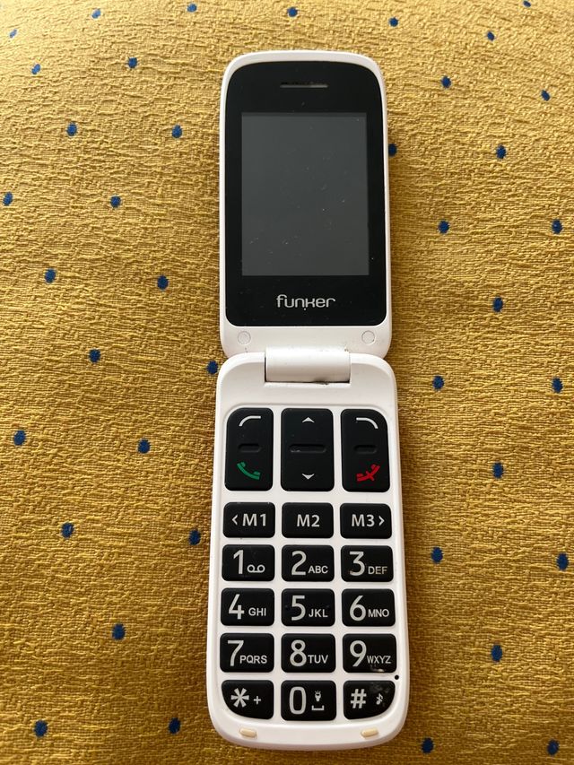 Teléfono Funker Blanco Abatible