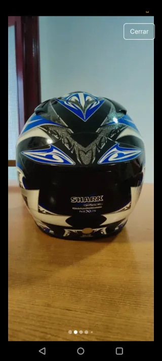 Casco integral Shark Talla M Azul