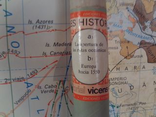 Mapa La apertura de las rutas oceánicas