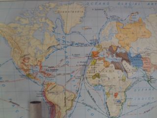 Mapa La apertura de las rutas oceánicas