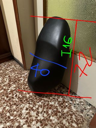 Sella originale Peugeot Vivacity pelle nera