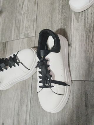 Zapatillas Adidas Blancas y Verdes