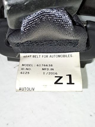 CINTURON SEGURIDAD TRASERO DERECHO MITSUBISHI ASX
