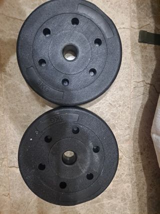 Discos de pesas de arena 3kg