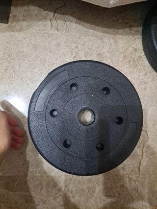 Discos de pesas de arena 3kg