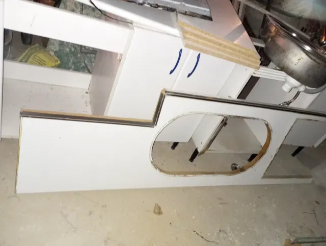 Mueble de cocina blanco