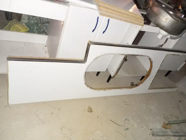 Mueble de cocina blanco