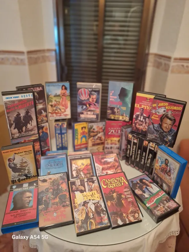 Cintas películas antiguas VHS