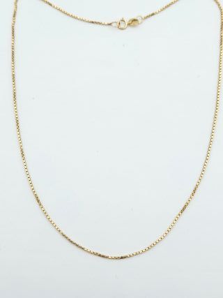 Cadena de Oro 18K, Veneciana, 3,09gr, 40cm