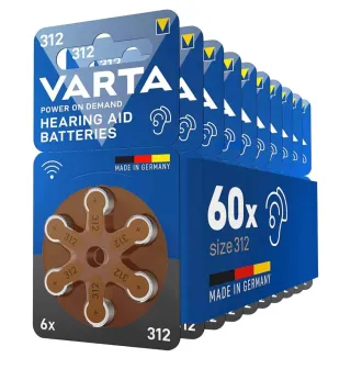Pilas Varta 312 para audífonos