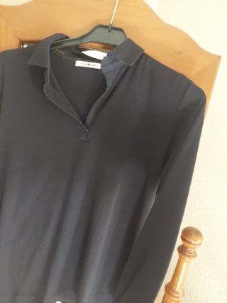 2 Polos Punt Roma Mujer Azul y Burdeos