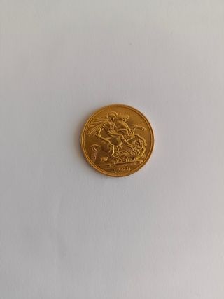 Moneda de Oro Victoria D.G. 