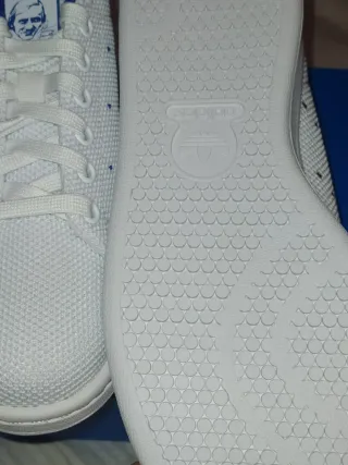 Zapatillas Adidas Stan Smith Blancas y Azules