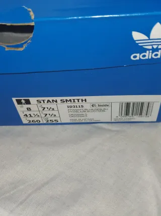 Zapatillas Adidas Stan Smith Blancas y Azules