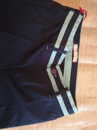 Pantalón chino CMS mujer azul marino T.40 Nuevo 