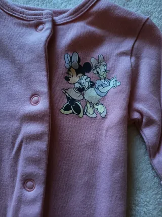 Body Bebé Minnie e Daisy Rosa