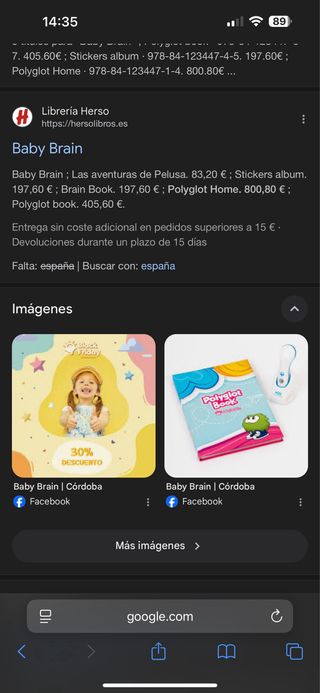 baby brain POLYGLOT HOME valorado en 800e