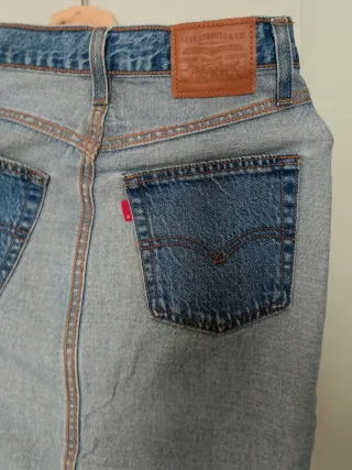 Falda Levi's Reversible Azul