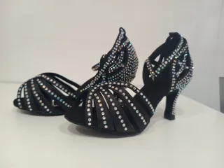 Zapatos de baile Talla 36 con pedrería