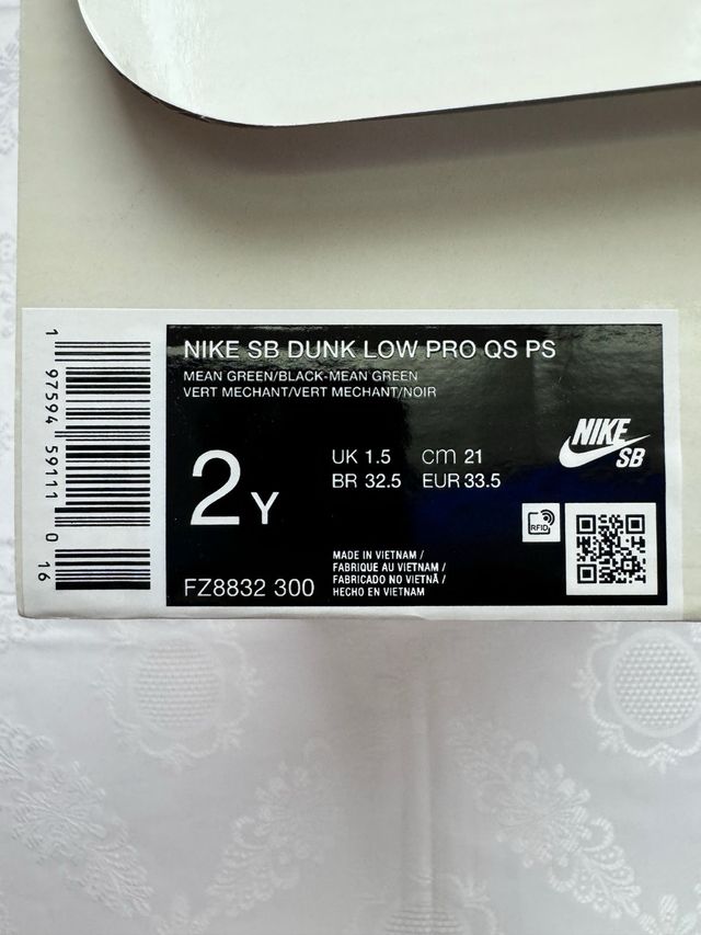 Nike SB Dunk Low Verde Neón