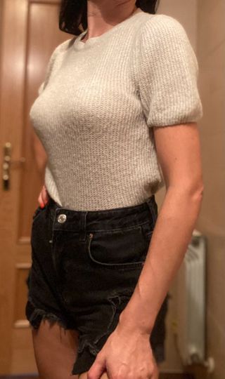 Jersey La Comet Lana Merinos Talla M Crema