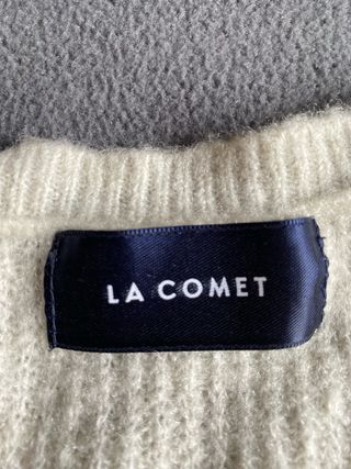 Jersey La Comet Lana Merinos Talla M Crema